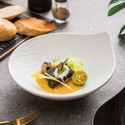 Salad Bowl Good-looking Ceramic Light Luxury Dessert Bowl