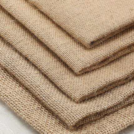 Linen Cloth Thick Jute Vintage Ornament Background Fabric Old Coarse Sackcloth