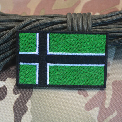 Viking Flagge Epaulet Stickerei Klett Label
