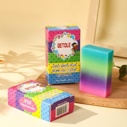 Regenbogen Seife Handgemachte ätherische Öl Seife Bad Seife Milde Frucht Seife