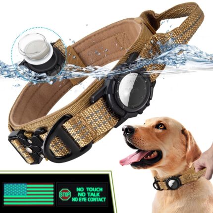 Wasserdichtes Hunde halsband Airtag Schutzhülle Haustier halsband