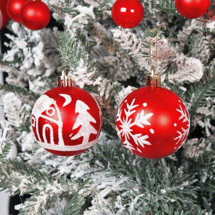 Weihnachtsbaum-Dekoration bunter Ball-Geschenkset