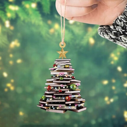 Kreative Acryl Weihnachts baum Dekoration Anhänger