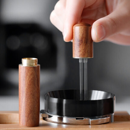 Kaffee Tuch Pulver Nadel Kaffee Verteiler Gemahlener Kaffee Rühr block Breaking Gerät Nadel Tragbare Mini Gesichts pulver Nadel