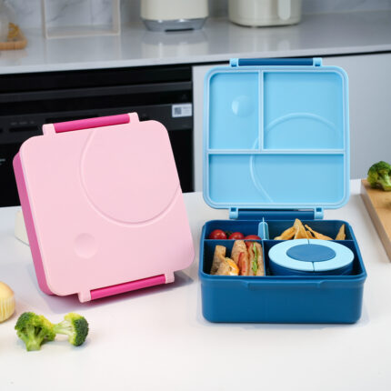 Edelstahl Schüssel Lunch Box Kunststoff platte Mikrowellen erwärmung