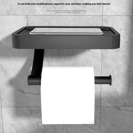 Punch-free Tissue Holder Alumimum Toilet