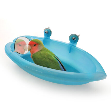 Kleine Papagei Pfingstrose Tiger Haut Bad Becken Lebensmittel Bowl Essen Box