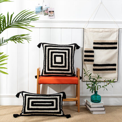 Neue Moderne Minimalistischen Plain Tufted Kissenbezug
