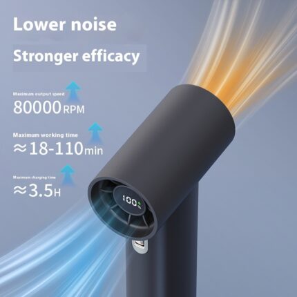 Handheld Violent Fan High Speed Stepless Speed Control Outdoor USB Fan