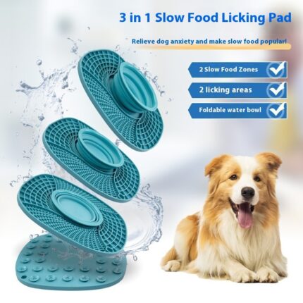Folding Dog Pet Silicone Snack Placemat