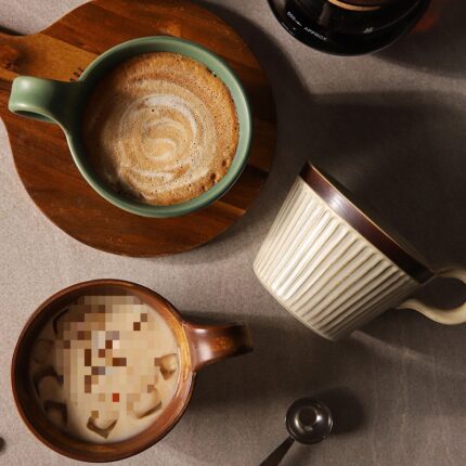 Stoneware Coffee Cup Household Vintage Mug