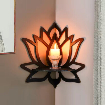 Wand montierte Kristall regal Heim dekorationen