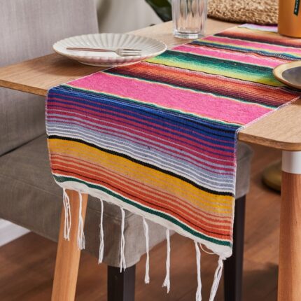 Kreative Bunte Woven Picknick Decke