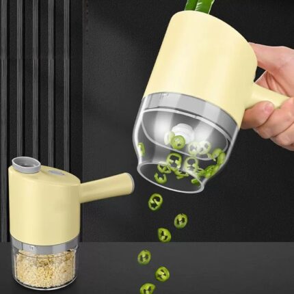 Drahtlose Knoblauch schleifer elektrische Messer mühle