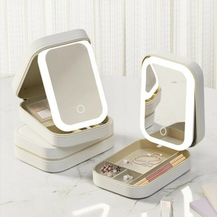 Led Make-up Spiegel Lippenstift Aufbewahrung sbox