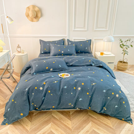 Kaschmir Vierteilige gebürstete Quilt-Deckblätter