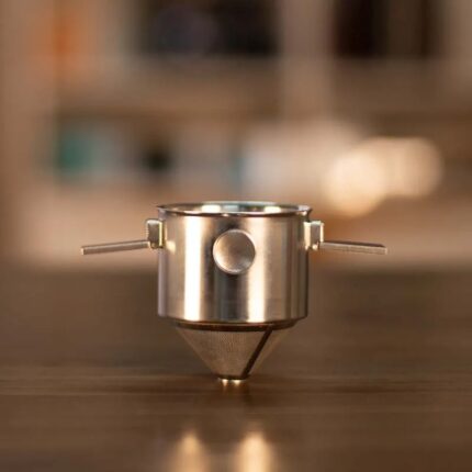 Kaffee Binaural 304 Edelstahl Teleskop Filter Tasse