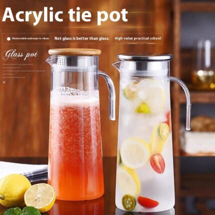Transparente Acryl PC Kunststoff Obst duftende Tee Kaltwasser Flasche