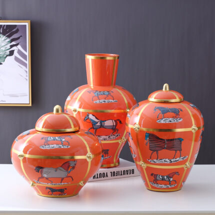 Kreativer neuer chinesischer Retro-Keramik topf