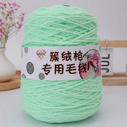 Tufting-Woll-Pagoden rohr Langstapel-Baumwoll wolle handgemachtes Diy-Teppich-Schaft garn