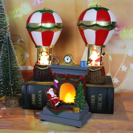 Weihnachts harz Weihnachts leuchtender alter Mann Schneemann Dekoration Ornamente