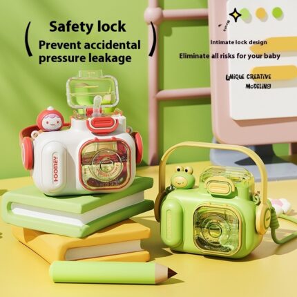 Summer Crossbody Plastic Straw Kettle