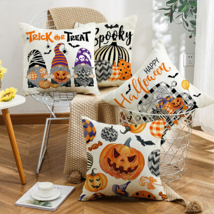 Home Wan sheng Party Dekoration Cartoon Auto Kürbis druck Sofa Kissen bezüge