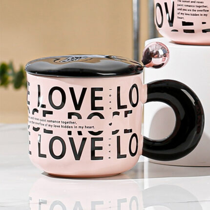 Kreativ-Mode-Alphabet-Keramik-Cup