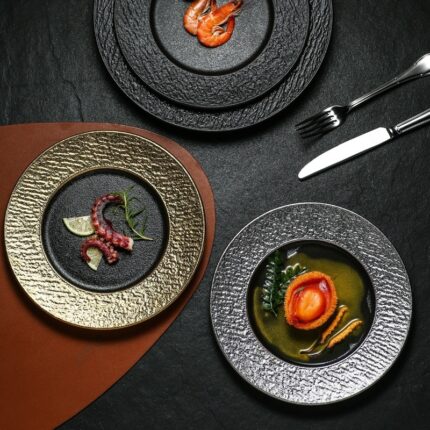 Good-looking Restaurant Home Steak Plate Dull Polish Tray