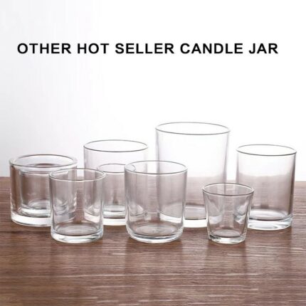 Glas kerzen becher transparenter Haushalt
