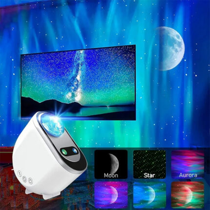 Aurora Borealis Starlight Projektoren LED Galaxy Star Atmosphäre Galaxy Nachtlicht Heim Schlafzimmer Sky Moon Lampe Zimmer Dekor Geschenk