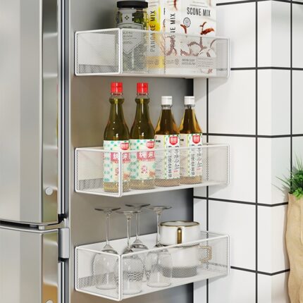 Refrigerator Magnetic Rack Side Storage Side