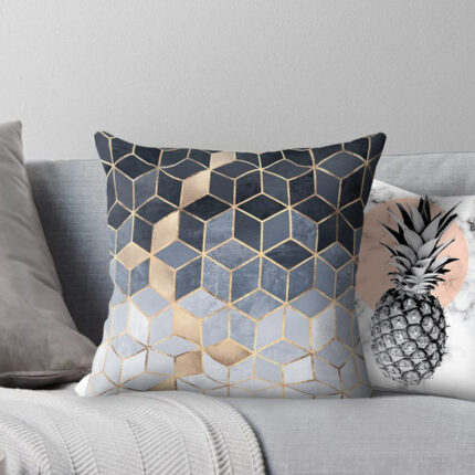 Geometrische Polyester faser Kissen bezug