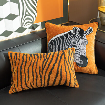 Einfaches Nordisches Wohnzimmer Sofa Stickerei Deko kissen Sofa Rücken abdeckung