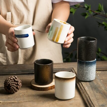 Restaurant Nachmittags tee Kreative Retro Keramik Tee Set Tasse