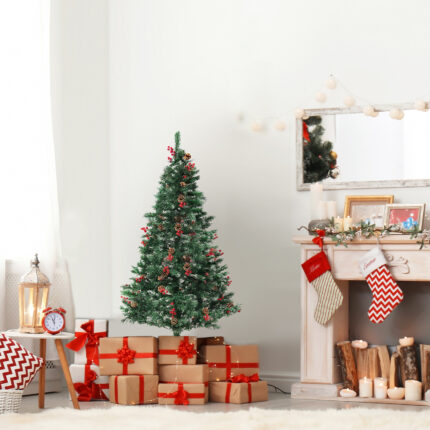 PVC Simulation Schneefall Display Fenster Dekoration Weihnachts baum