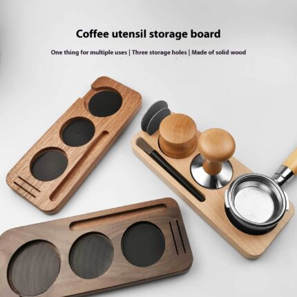 Moderne minimalist ische feste Holz Kaffee Kaffee Verteiler Aufbewahrung platte