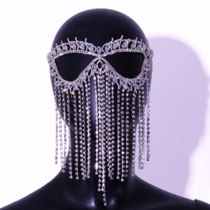 Halloween Maskerade Zirkon Catwoman Maske