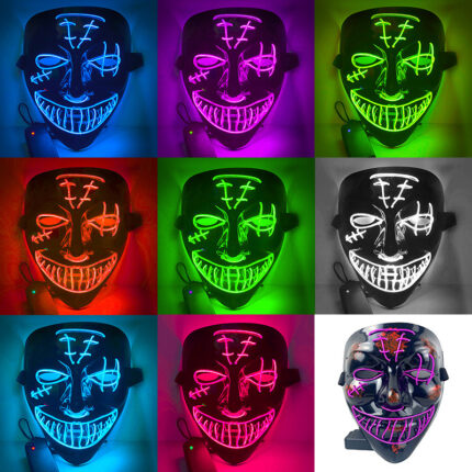 Kaltes Licht Halloween Maske LED Leuchtend