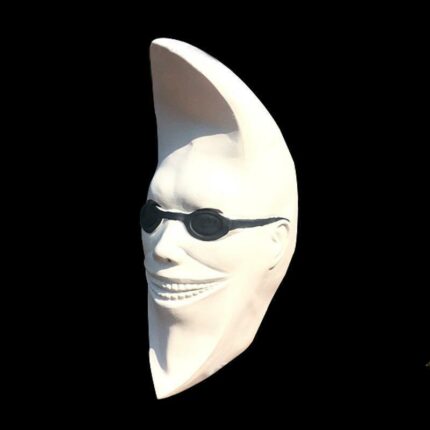 Mond maske Ball Party weiße Mondkopf abdeckung