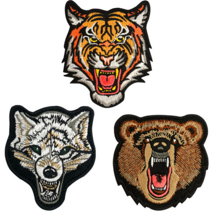 Tiger Cloth Sticker Embroidery Manufacturer Personality Computer Cloth Sticker