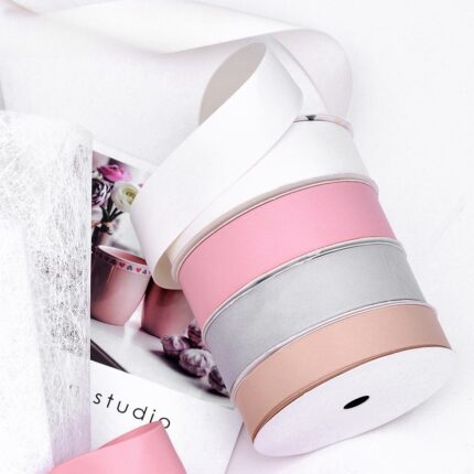 Milch Seiden band DIY Geschenk box Verpackung Hochzeit Ribbon color