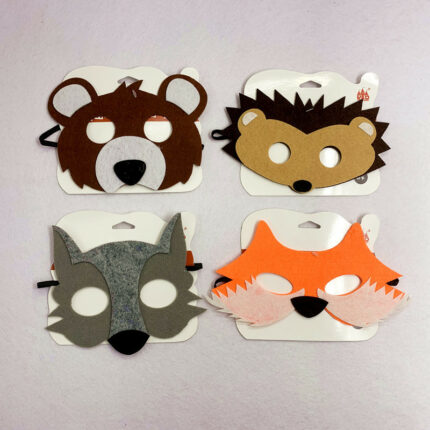 Fühlte Tier kinder Maske