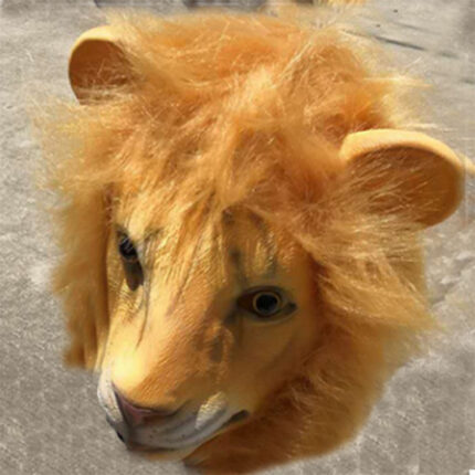 Halloween Lion Mask Latex Lustige Szene Requisiten