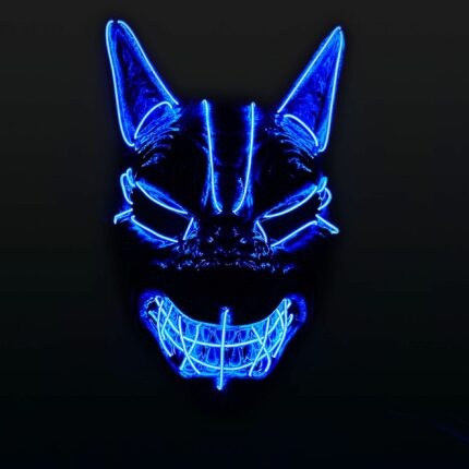 Halloween LED Full Face Leuchtende Maske
