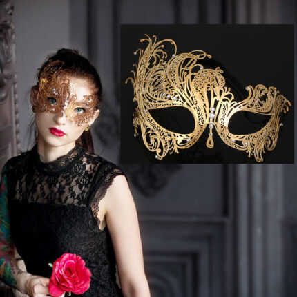 Diamant-Eisen-Maske Ball liefert halbe Gesichts-Augen maske