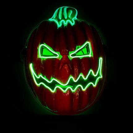 Halloween Party Ball Kürbis Kopf Horror LED leuchtend