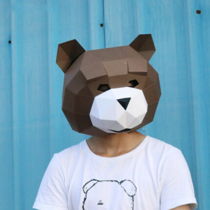 Lächelnd Teddy Bär Kopfbedeckungen Kreative Handarbeit Spielzeug