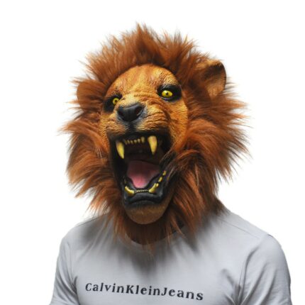 Halloween Requisiten Wütend Lion Kopf Party Latex Maske