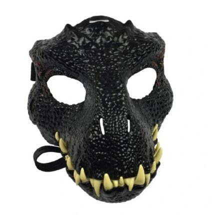 Halloween Velociraptor Dinosaurier Moving Mund Maske Haube
